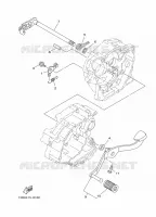 SCHAKEL STANG / PEDAAL voor Yamaha YBR 125 2016
