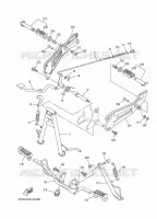 STANDAARD / VOETSTEUN voor Yamaha YBR 125 2016
