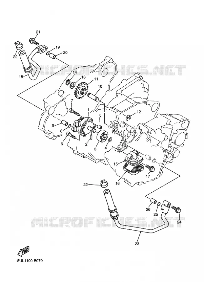 OLIEPOMP Yamaha MOTO 250 2005 WRF  WR250F