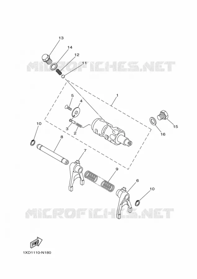 SCHAKELWALS Yamaha SIDE BY SIDE 700 2018 VIKING  YXM700E