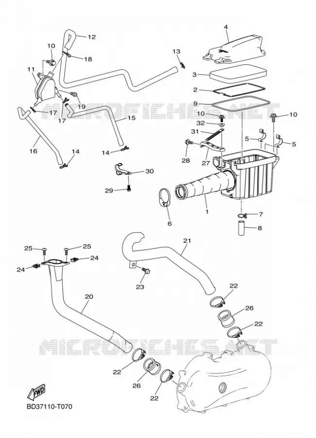 INLAAT Yamaha QUAD 90 2018 RAPTOR  YFM90R