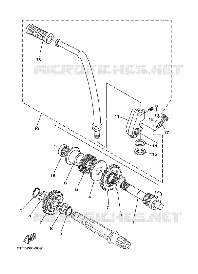 STARTMOTOR Yamaha MOTO 125 2017 DT  DT125