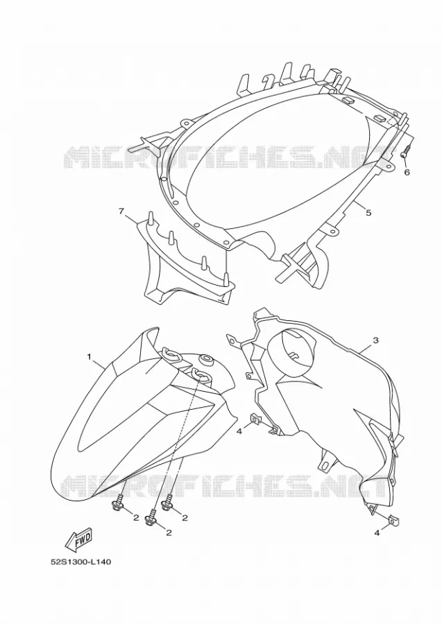 SPATBORD Yamaha SCOOTER 125 2017 XENTER  HW125