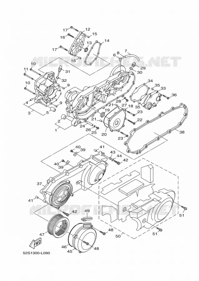 CARTERDELEN Yamaha SCOOTER 125 2017 XENTER  HW125