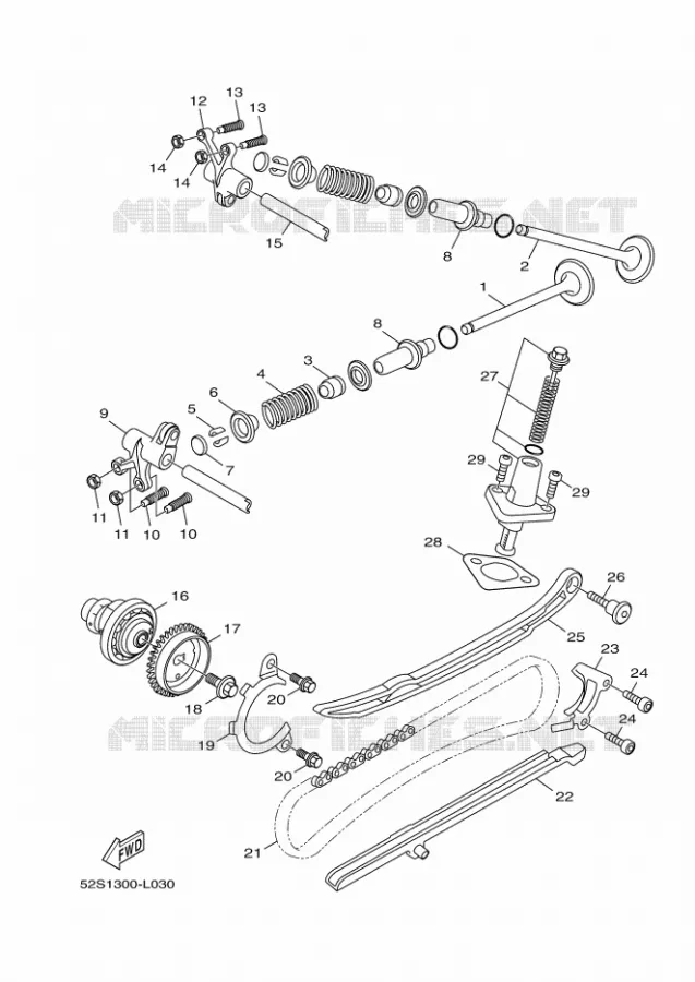 KLEPPEN Yamaha SCOOTER 125 2017 XENTER  HW125