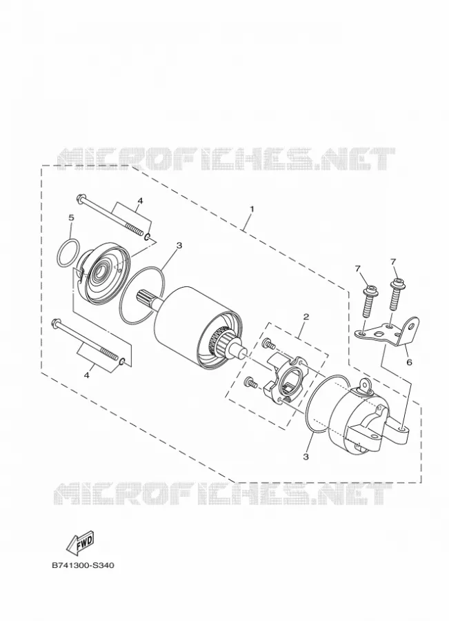 STARTMOTOR Yamaha SCOOTER 300 2017 XMAX  CZD300-A