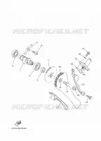 NOKKENAS / KETTING voor Yamaha YBR 125 2017