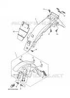 SPATBORD voor Yamaha YBR 125 2017
