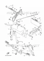 STANDAARD / VOETSTEUN voor Yamaha YBR 125 2017