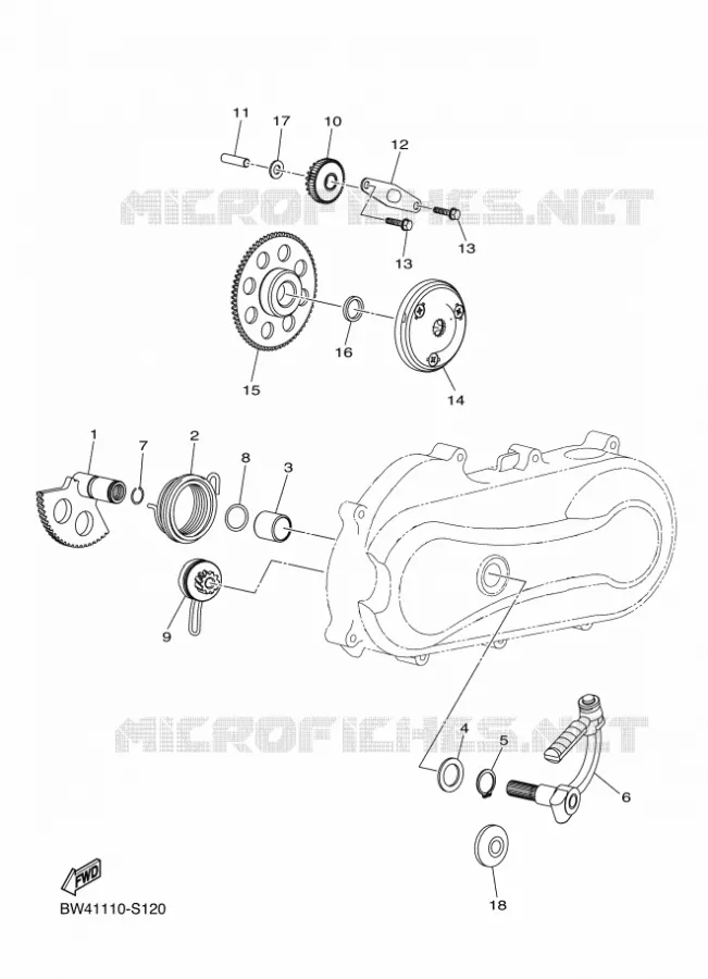STARTMOTOR Yamaha QUAD 50 2018 YFZ  YFZ50