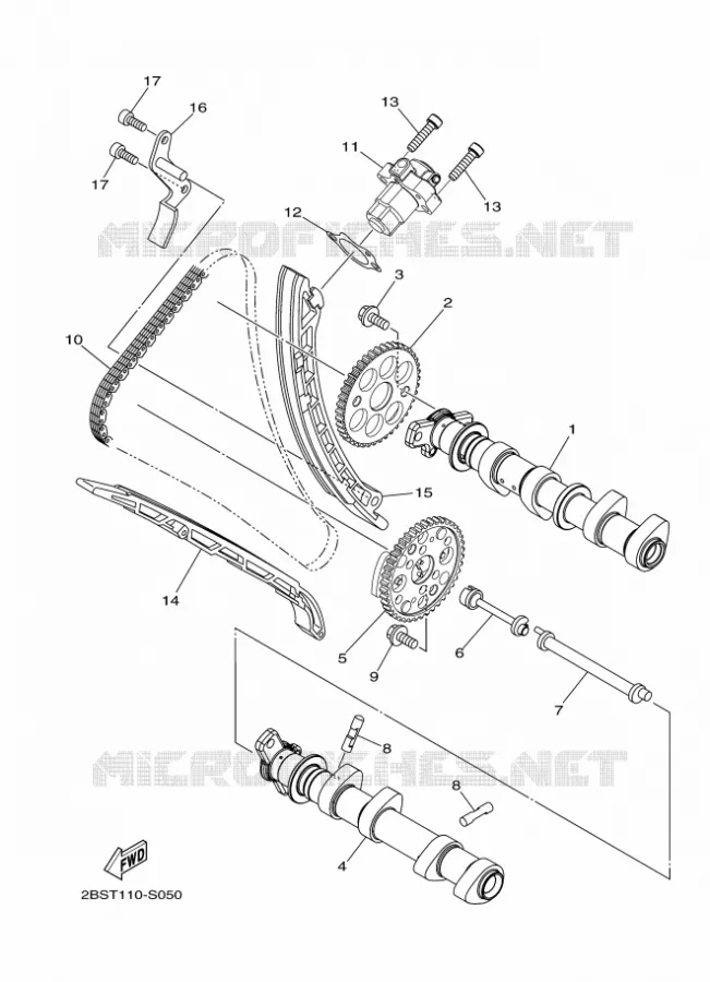 NOKKENAS / KETTING Yamaha MOTO 1200 2017 XTZ SUPER TENERE  XT1200Z
