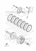 STARTMOTOR KOPPELINGS voor Yamaha MT-07 ABS 2016