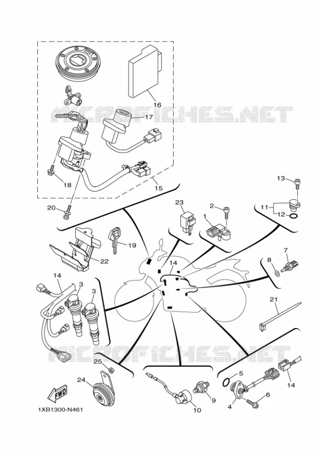 ELECTRISCH 2 Yamaha MOTO 700 2016 MT  MT07A
