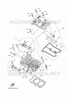 CILINDERKOP voor Yamaha MT-07 ABS 2016