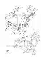 STANDAARD / VOETSTEUN 2 voor Yamaha MT-07 ABS 2016