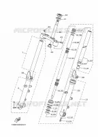 VOORVORK voor Yamaha MT-07 ABS 2016