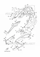 ZIJKUIPDEEL voor Yamaha X-MAX 125 ABS 2016
