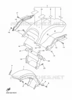 SPATBORD voor Yamaha XVS 1300 CUSTOM 2015