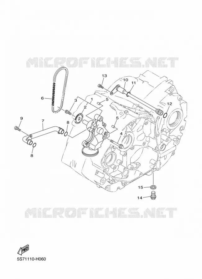 OLIEPOMP Yamaha MOTO 950 2016 XV  XVS950CR