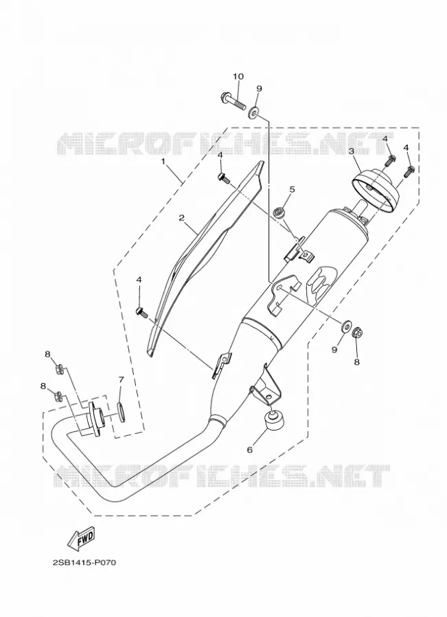 UITLAAT Yamaha MOTO 125 2017 YS  YS125-5C