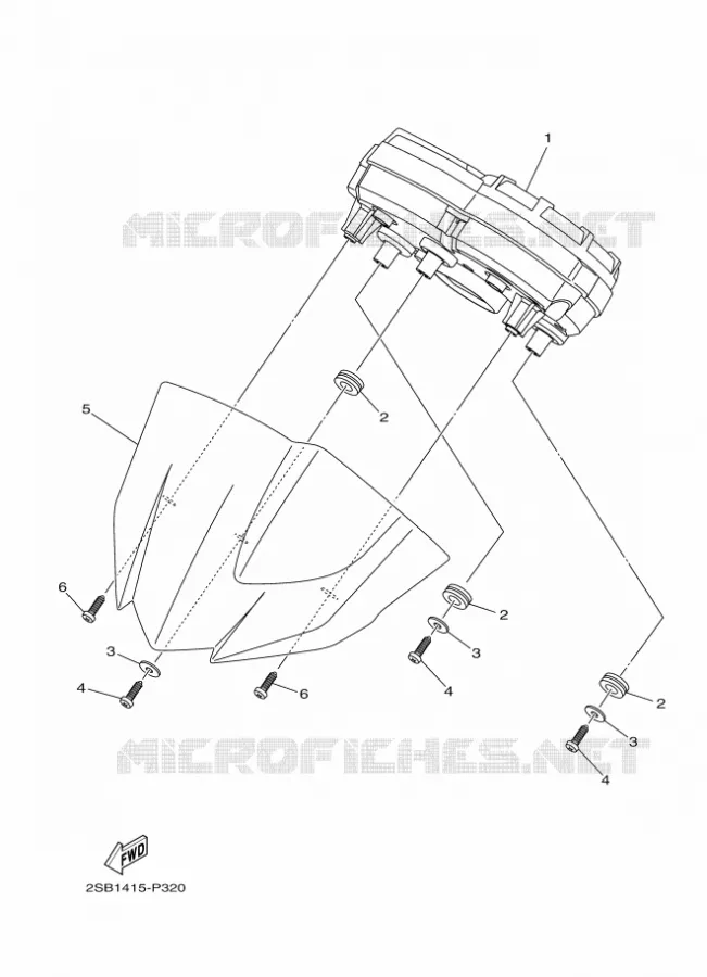 TELLERSET Yamaha MOTO 125 2017 YS  YS125-5C