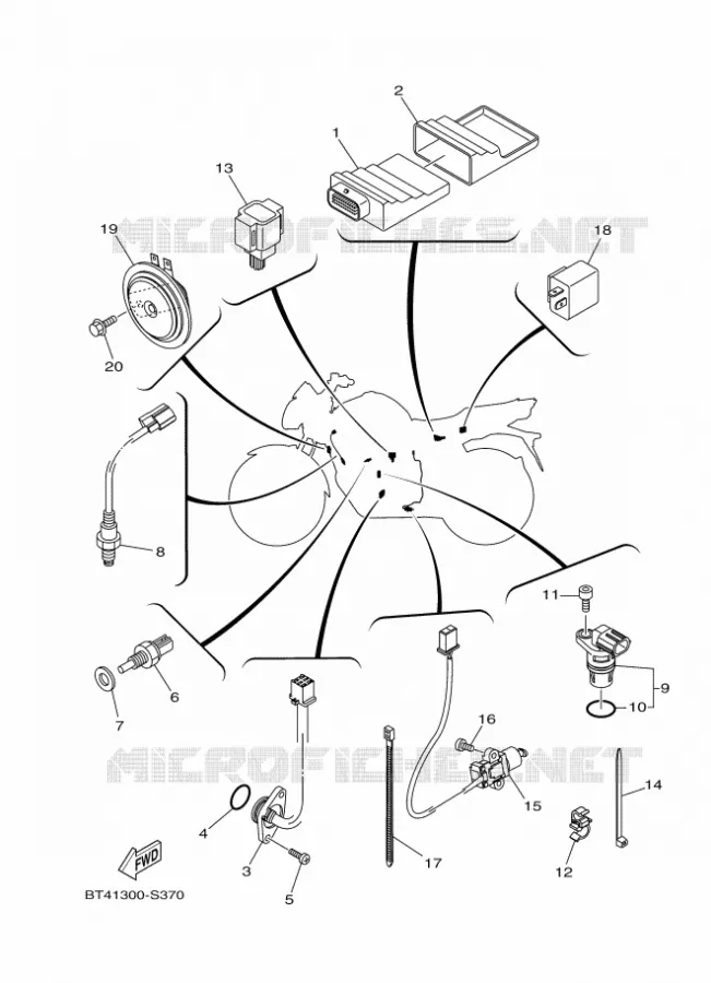 ELECTRISCH 2 Yamaha MOTO 125 2017 YS  YS125-5C