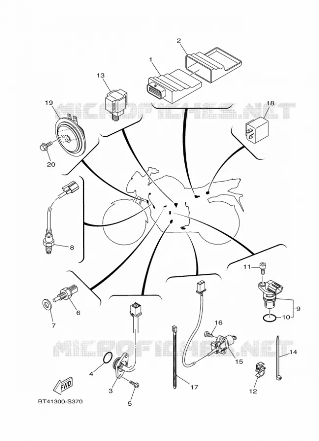 ELECTRISCH 2 Yamaha MOTO 125 2017 YS  YS125-5C