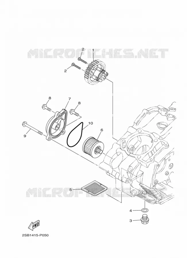 OLIEPOMP Yamaha MOTO 125 2017 YS  YS125-5C