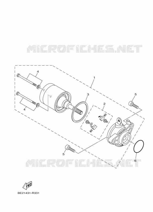 STARTMOTOR Yamaha SCOOTER 125 2017 TRICITY  MWS125-C