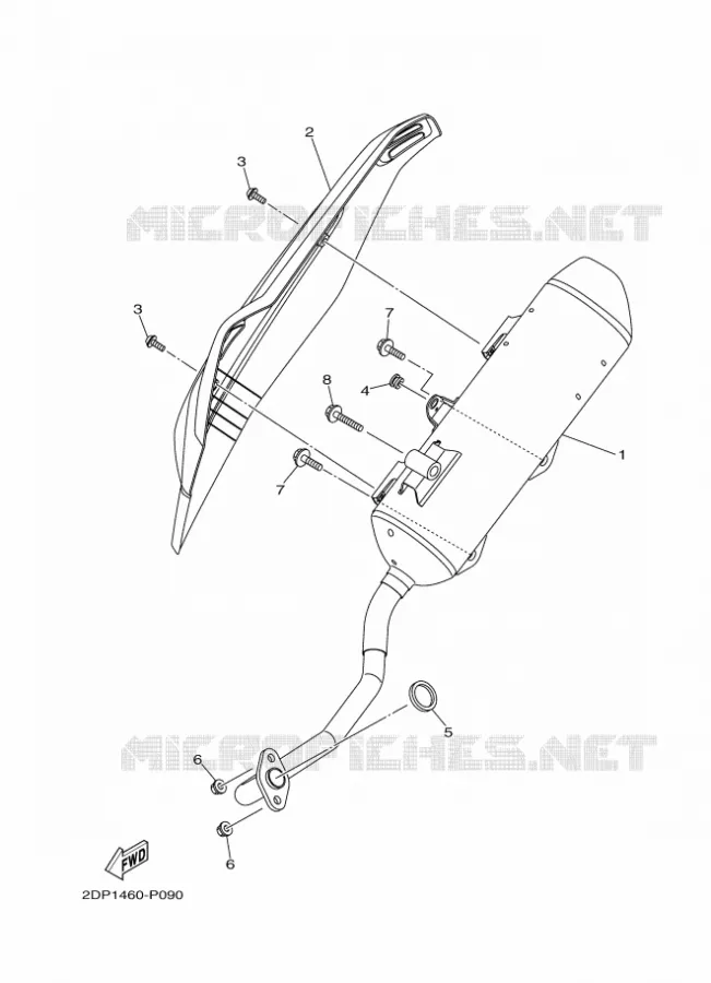 UITLAAT Yamaha SCOOTER 125 2017 NMAX  GPD125-A