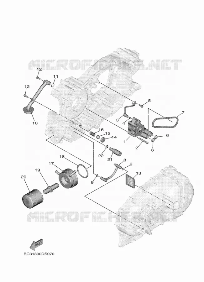 OLIEPOMP Yamaha SCOOTER 530 2017 TMAX SX  XP530-A