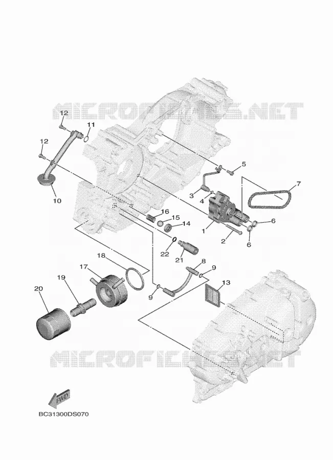 OLIEPOMP Yamaha SCOOTER 530 2017 TMAX SX  XP530-A