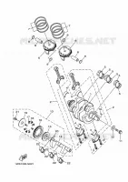 KRUKAS / ZUIGER voor Yamaha MT-07 ABS 2016
