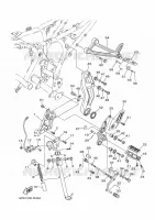 STANDAARD / VOETSTEUN voor Yamaha MT-07 ABS 2016
