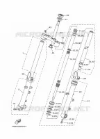 VOORVORK voor Yamaha MT-07 ABS 2016