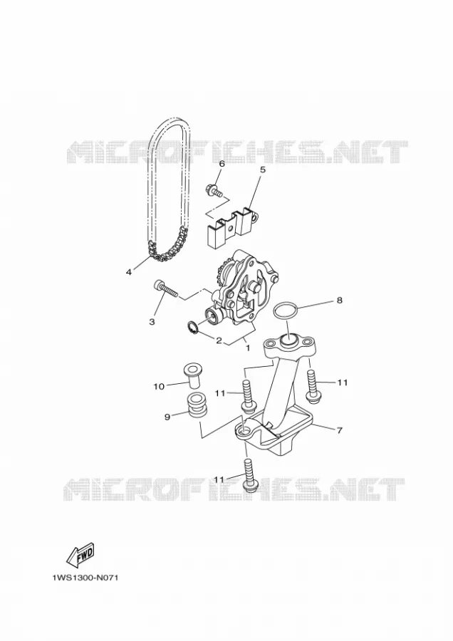 OLIEPOMP Yamaha MOTO 700 2016 MT  MT07A