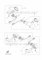 KNIPPERLICHT voor Yamaha MT-07 ABS 2016