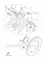 REMKLAUW ACHTER voor Yamaha MT-07 ABS 2016