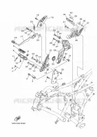 STANDAARD / VOETSTEUN 2 voor Yamaha MT-07 ABS 2016
