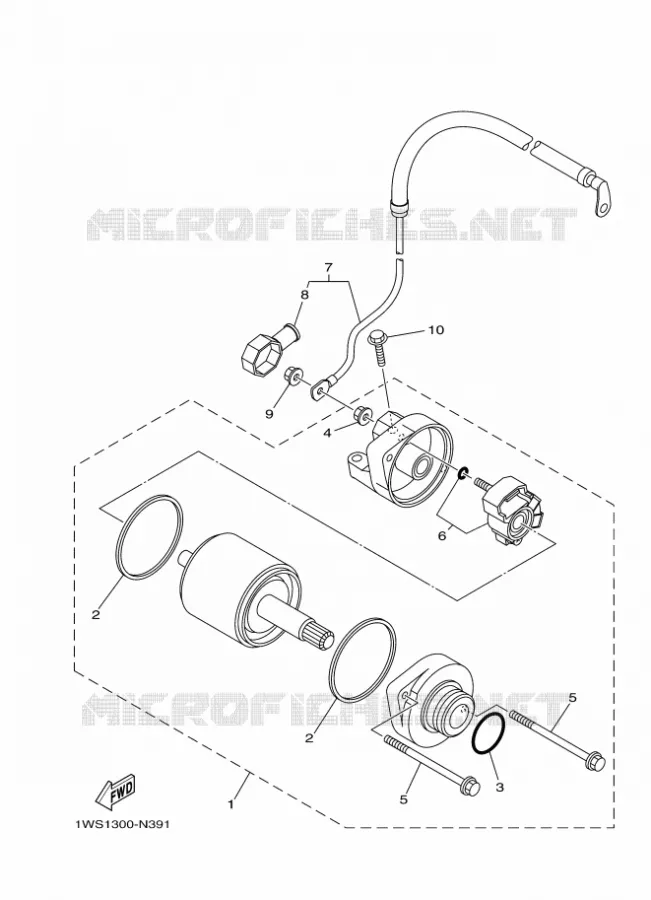 STARTMOTOR Yamaha MOTO 700 2016 MT  MT07A