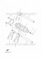 SCHAKELWALS voor Yamaha MT-07 ABS 2016