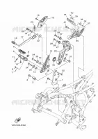 STANDAARD / VOETSTEUN 2 voor Yamaha MT-07 ABS 2016