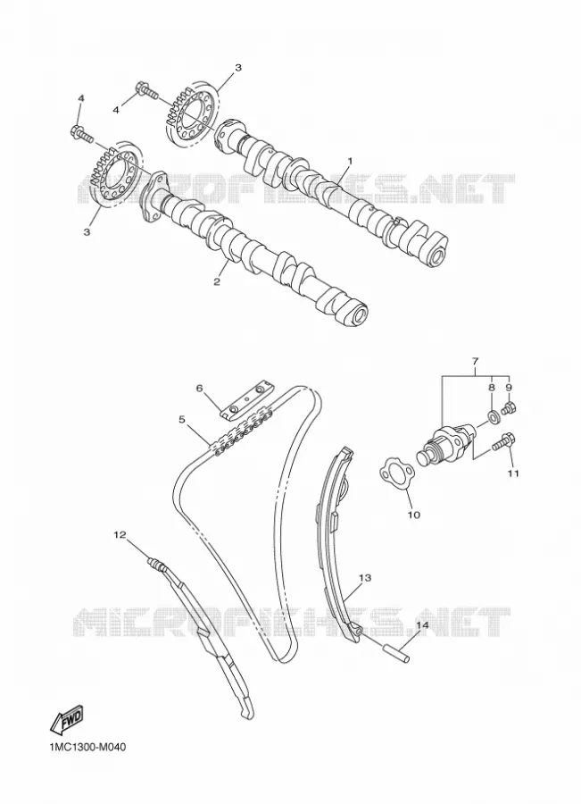 NOKKENAS / KETTING Yamaha MOTO 1300 2016 FJR  FJR 1300-AE