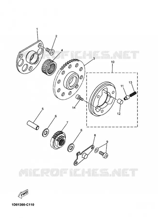 STARTMOTOR Yamaha MOTO 125 2005 DTX  DT125X