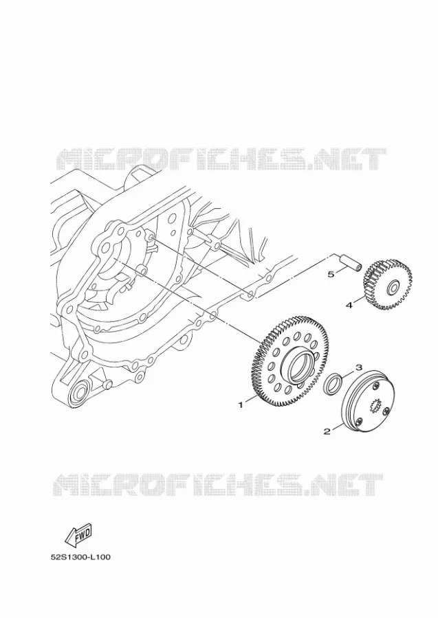 KICKSTART PEDALEN Yamaha SCOOTER 125 2017 XENTER  HW125