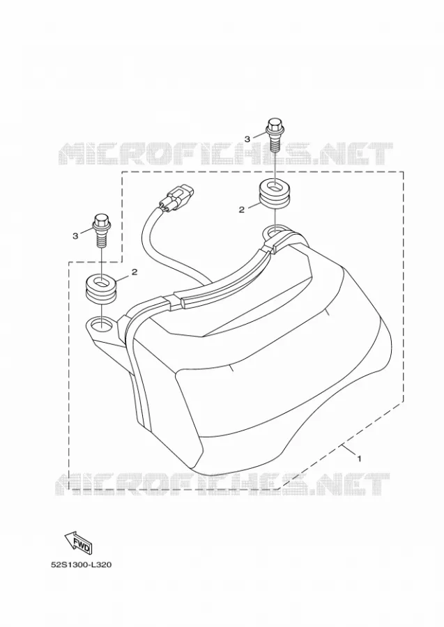 ACHTERLICHT Yamaha SCOOTER 125 2017 XENTER  HW125