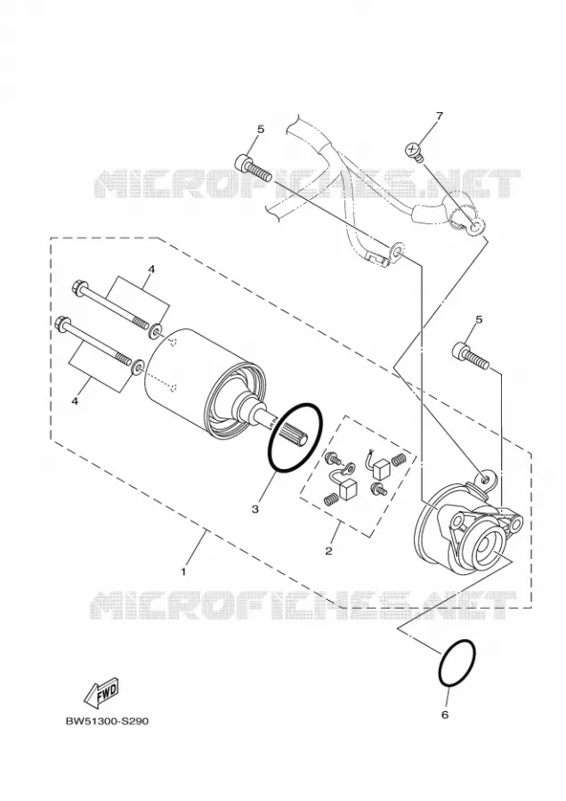STARTMOTOR Yamaha SCOOTER 125 2017 DELIGHT  LTS125-C