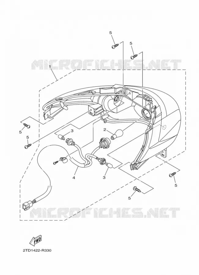 ACHTERLICHT Yamaha SCOOTER 125 2017 DELIGHT  LTS125-C