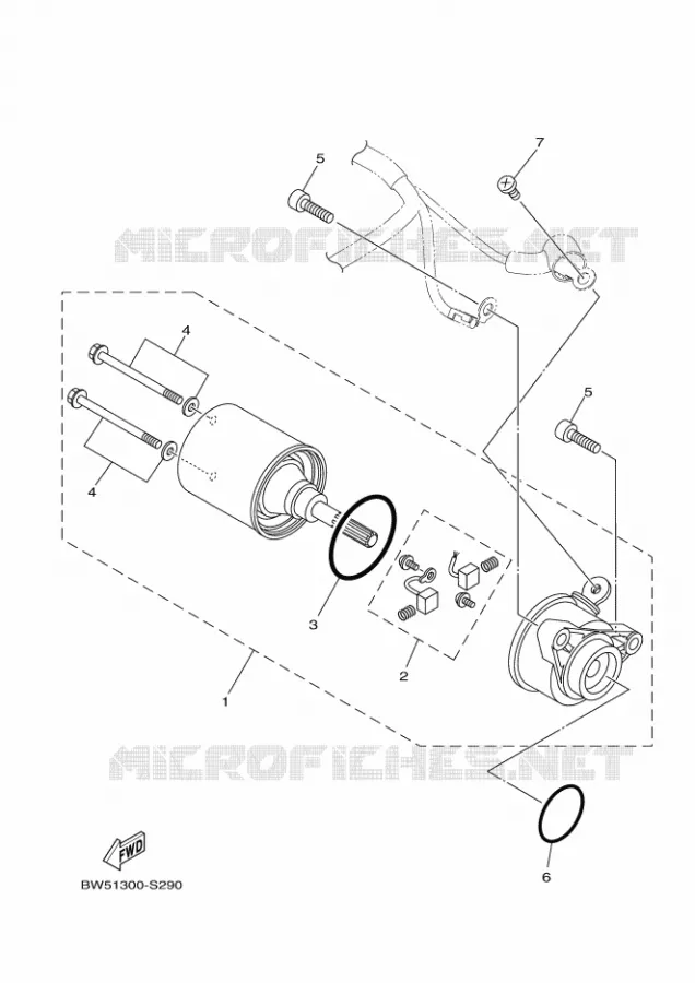 STARTMOTOR Yamaha SCOOTER 125 2017 DELIGHT  LTS125-C