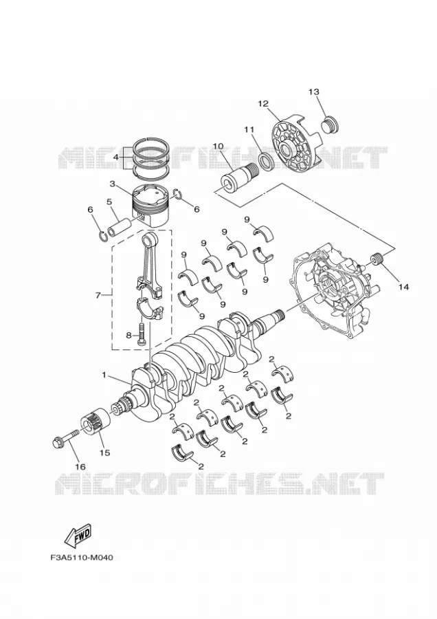 KRUKAS / ZUIGER Yamaha WAVERUNNER 1800 2016 FX CRUISER  FB1800A-R